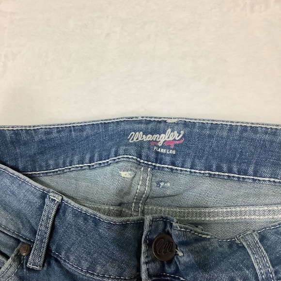 Wrangler Mae Mid-rise Flare Jeans Sz 11 Length 32 - Picture 4 of 10